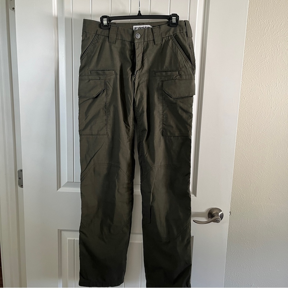 Khaki Utility Cargo Trousers